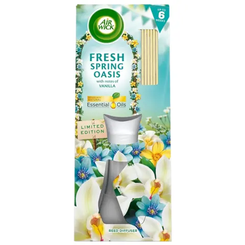 Air Wick Fresh Spring Oasis Natural Essential Oils Reed Diffuser - 42 ml – image 3