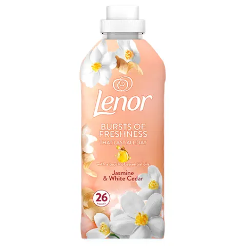 Lenor Jasmine & White Cedar Fabric Conditioner – 858 ml – image 3