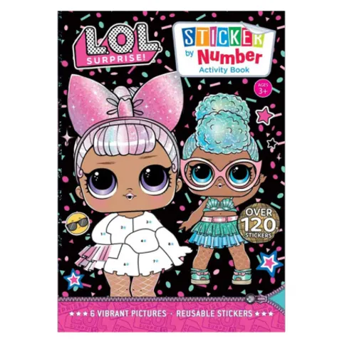 LOL Surprise Sticker by Number Activity Book – image 3