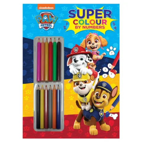 PAW Patrol Super Colour by Numbers Book – image 3