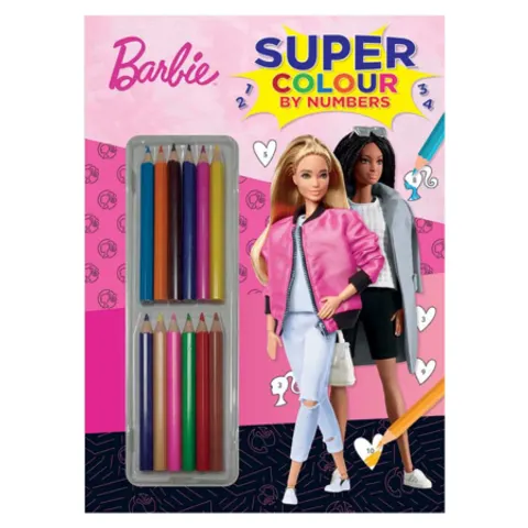 Barbie Super Colour by Numbers Book – image 3