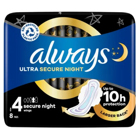 Always Ultra Secure Night Size 4 - 8 pcs – image 2