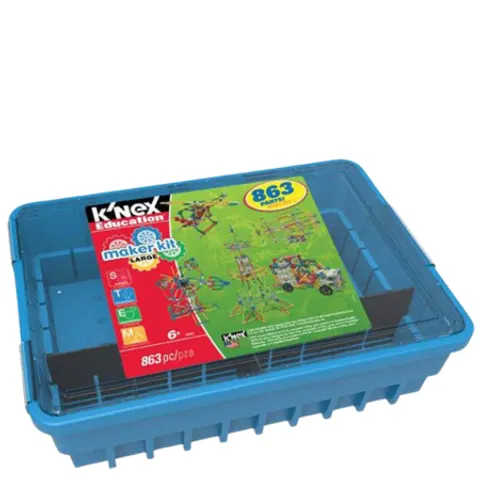 Basic Fun K'NEX Education Maker Kit Large 863-Piece Construction Set for STEAM Learning and Building – image 2
