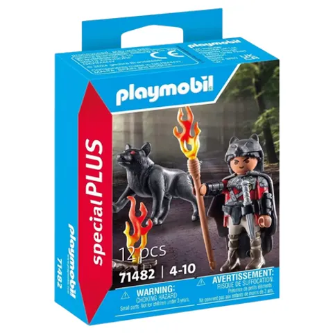 Playmobil Special Plus Warrior with Wolf Playset – image 2