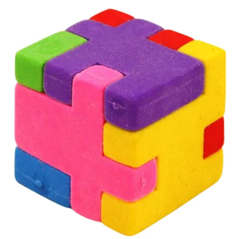 Fun Stationery Puzzle Eraser Cube 2.7cm – image 2