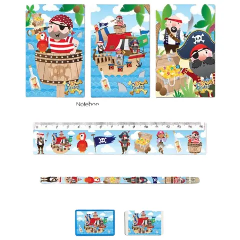 Fun Stationery Pirates – 5 Pcs – image 2
