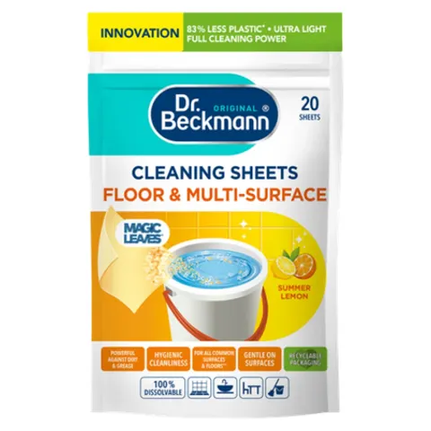 Dr. Beckmann Summer Lemon Floor & Multi-Surface Cleaning Sheets - 20 pcs – image 2