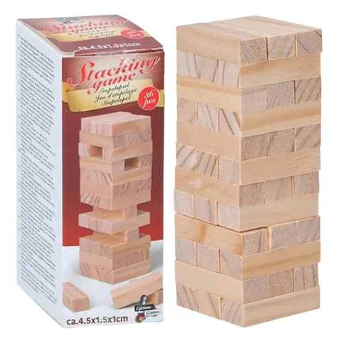Lifetime Games Wooden Stacking Tower Game - 36 pcs – image 2