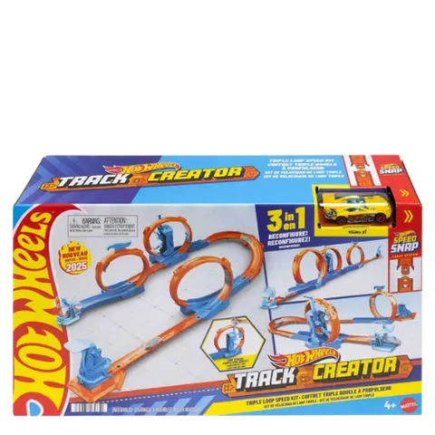 Hot Wheels Track Creator Triple Loop Speed Kit – image 2