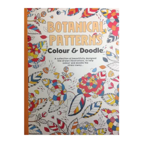 Colour & Doodle Botanical Patterns Colouring Book – image 3