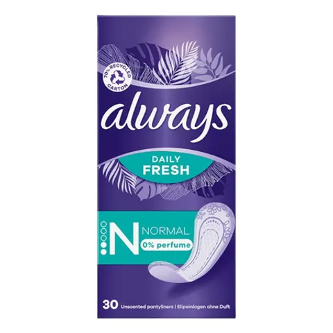 Always Daily Fresh Normal 0% Perfume Pantyliners - 30 pcs – image 2