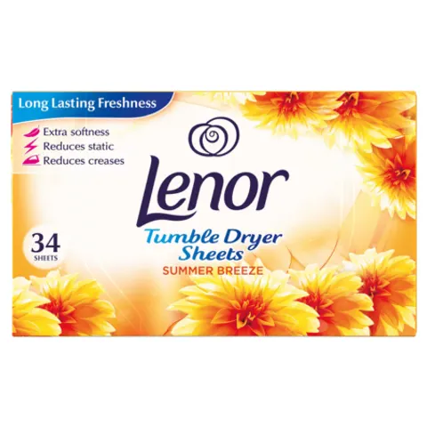 Lenor Summer Breeze Tumble Dryer Sheets - 34 pcs. – image 3