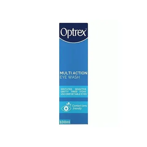 3x Optrex Multi Action Eye Wash Revive Brightness 100ml – image 2