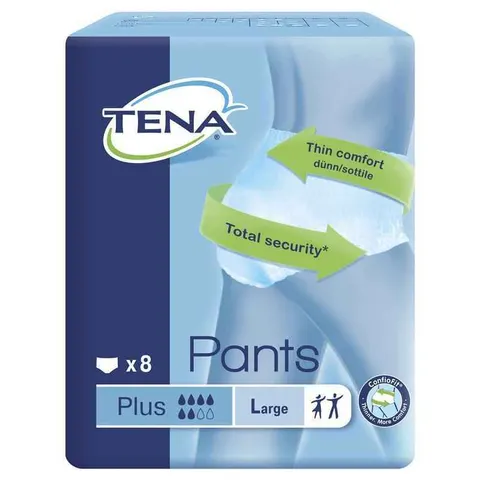 Tena Pants Plus Large, 8 count – image 2