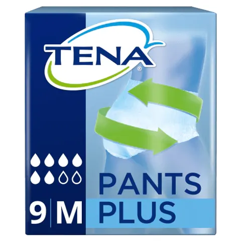 Tena Pants White Size M Plus - 9 Pants – image 2