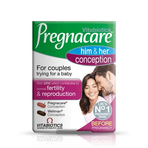 Vitabiotics Pregnacare Him & Her Conception, 60 Tablets – image 2