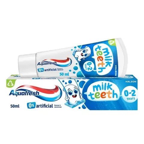 Aquafresh Milk Teeth Toothpaste 0-2 years 50ml – image 2