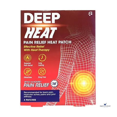 Deep Heat Pain Relief Patch 16 Hours - 4 Patches – image 2