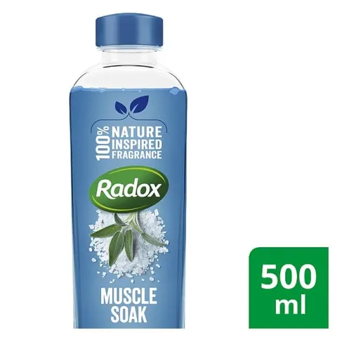 Radox Muscle Soak Bath Soak (500ml) – image 2