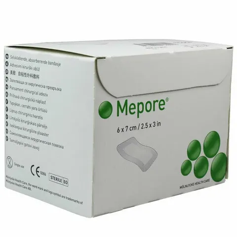 Mepore Dressing - 6cm x 7cm (60 pieces) – image 2