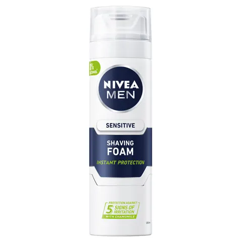 Nivea Men Sensitive Shaving Foam 200ml – image 2