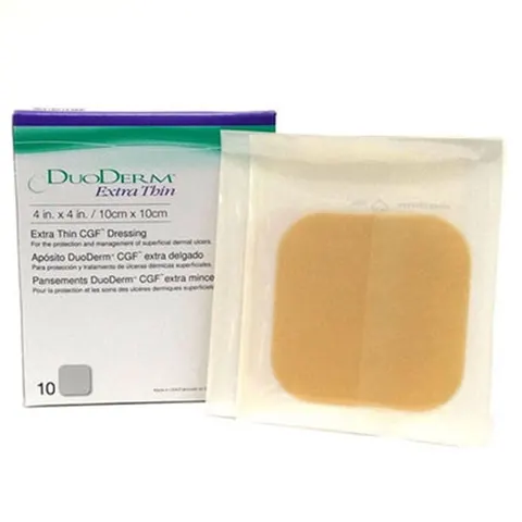 Duoderm Extra Thin Hydrocolloid Dressing 10cm x 10cm (x10) – image 2