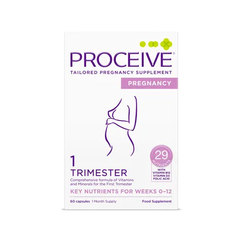 Proceive Pregnancy Trimester 1 60 Capsules – image 2