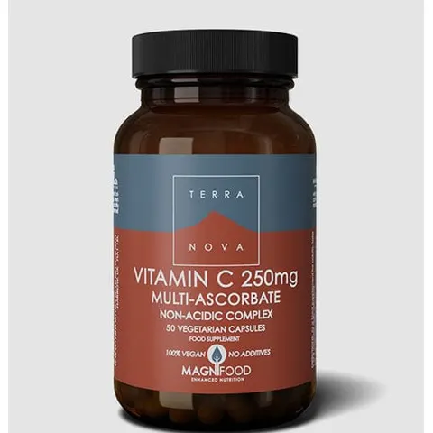 Terranova Vitamin C 250mg Multi-Ascorbate 100 Capsules – image 2