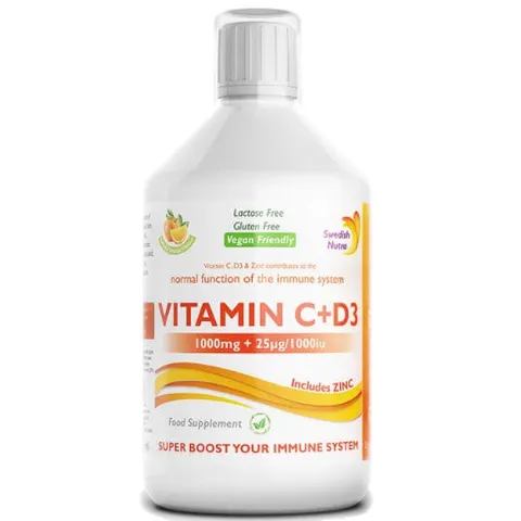 Swedish Nutra Vitamin C & D3 500ml – image 2
