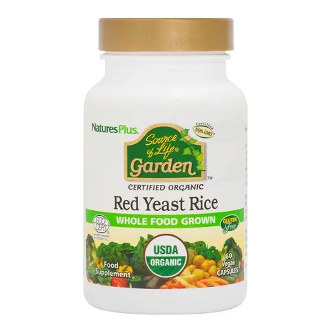 NaturesPlus Garden Yeast Rice Red 60 Capsules – image 2