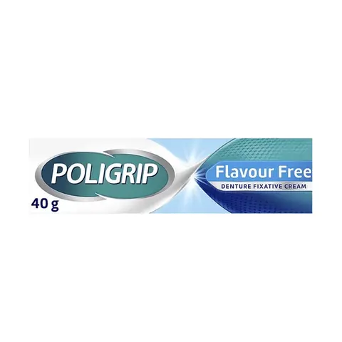 Poligrip Fixative Cream Flavour Free (40g) – image 2