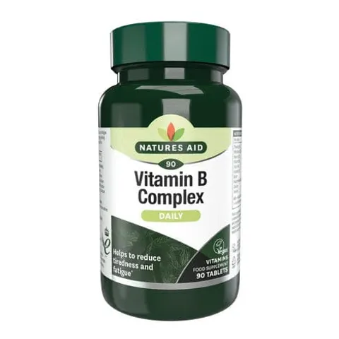 Natures Aid Vitamin B Complex (improved Formula) 90 Tablets – image 2