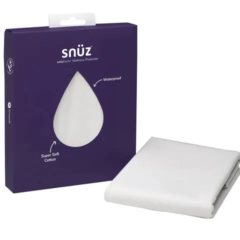 SnuzBaskit Waterproof Mattress Protector – White – image 2