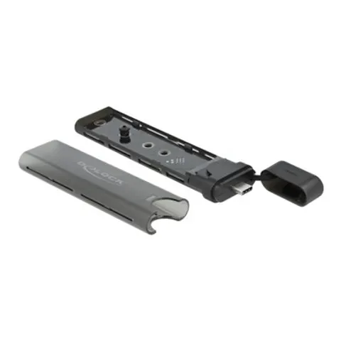 DELOCK Ext Gehäuse USB Type-C M.2 NVMe PCIe oder SATA SSD – Bild 2