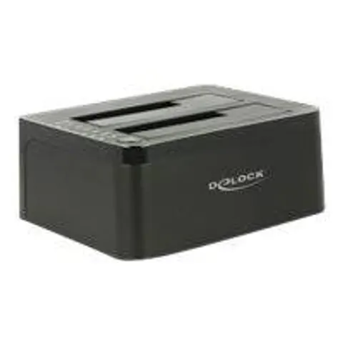 DELOCK Dockingstation 2x SATA III HDD -> USB3.0 Clone – Bild 2