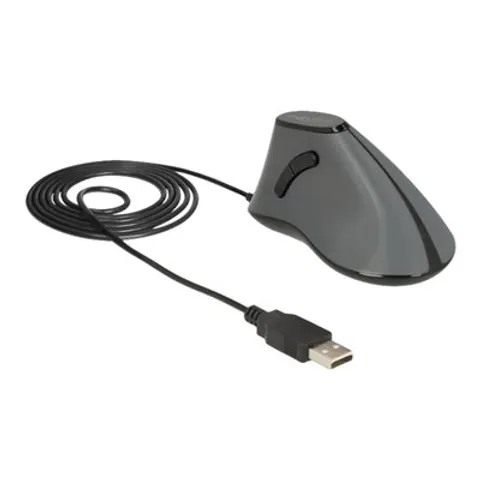 DELOCK Ergonomische vertikal USB Maus – Bild 2