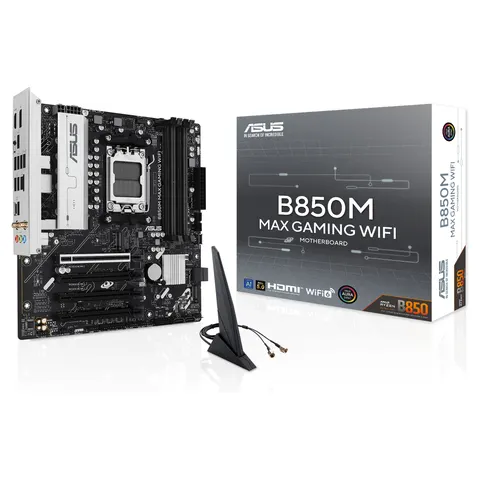 Asus B850M MAX Gaming Wifi – Schwarz – Bild 5