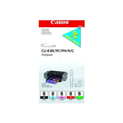 CANON CLI-8 BK/PC/PM/R/G Multi Pack – Bild 3