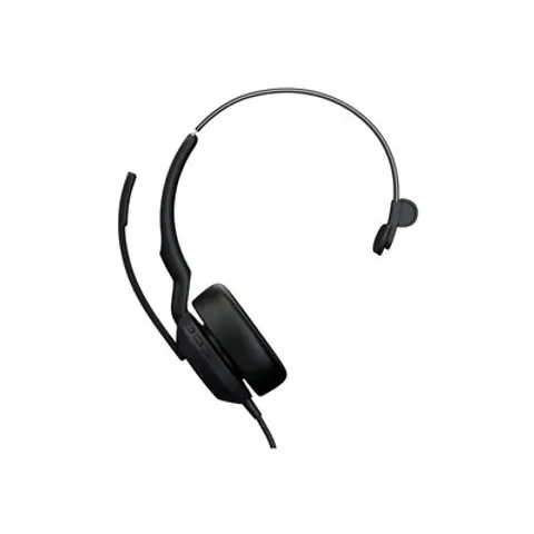 JABRA Evolve2 50 USB C/A UC Mono – Schwarz – Bild 4