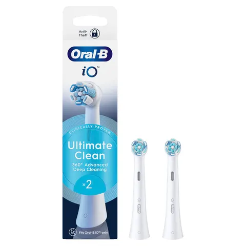 Oral-B iO Replacement Heads Ultimate Clean White 2 Pack – image 2