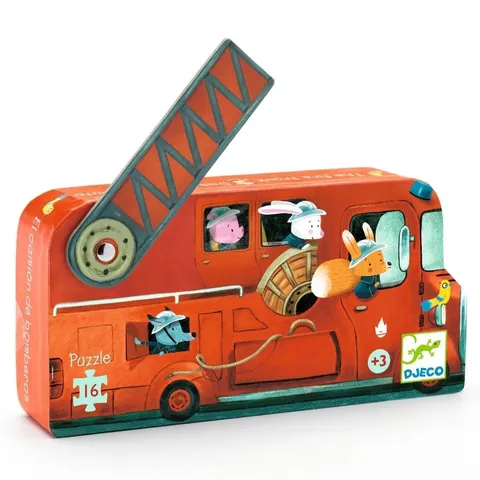 DJECO Puzzle - Feuerwehrauto – Bild 2