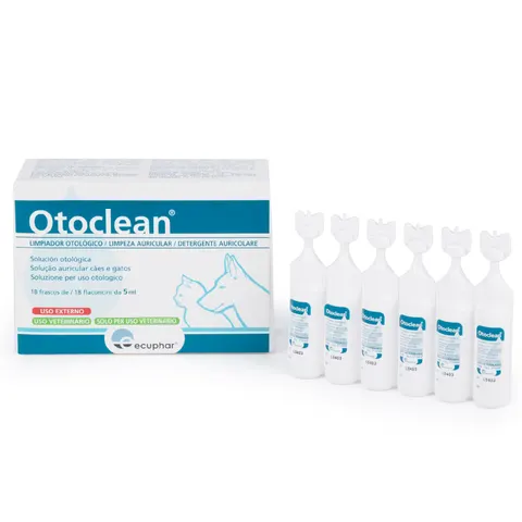 Otoclean solução auricular para cães e gatos - 18 doses de 5 ml – imagen 2