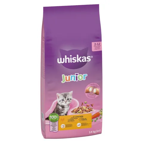 Whiskas Junior frango - 14 kg – imagen 2