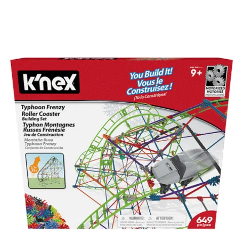 K’NEX Typhoon Frenzy Roller Coaster Building Set – image 2