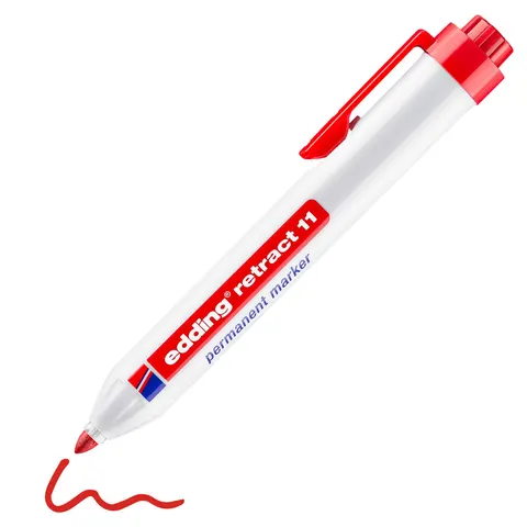 edding Permanentmarker 1.5 - 3.0 mm Rot – Bild 2