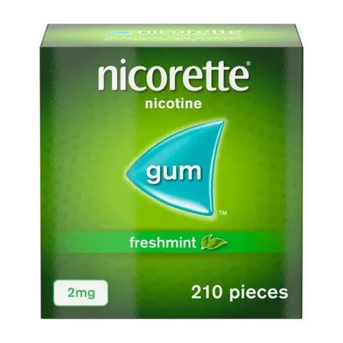 Nicorette Gum 2mg Freshmint 210 Pieces – image 2
