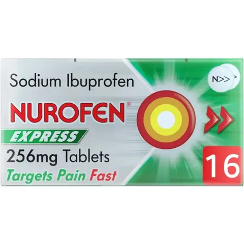 Nurofen Express 256mg - 16 Caplets – image 2