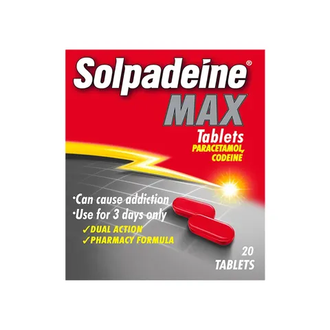Solpadeine Max (Codeine/Paracetamol) - 30 Tablets – image 2