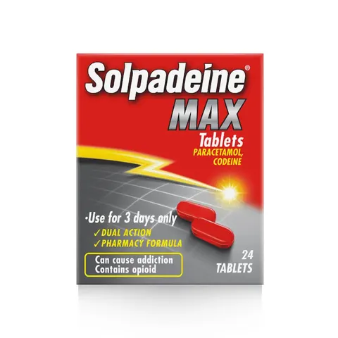 Solpadeine Max (Codeine/Paracetamol) - 30 Tablets – image 3