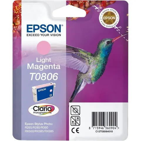 Epson T080 (C13T08064010) - Hellmagenta - Druckerpatrone – 494166 – Bild 2